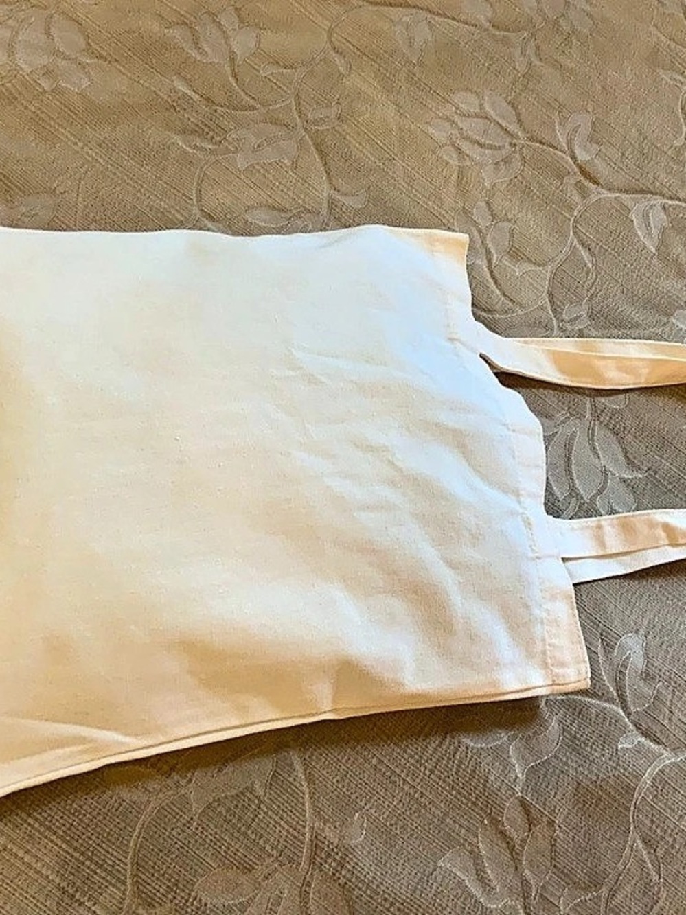 Canvas Tote Bag in off White/cream Set of 6